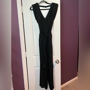 Sleeveless Straight Leg Jumpsuit